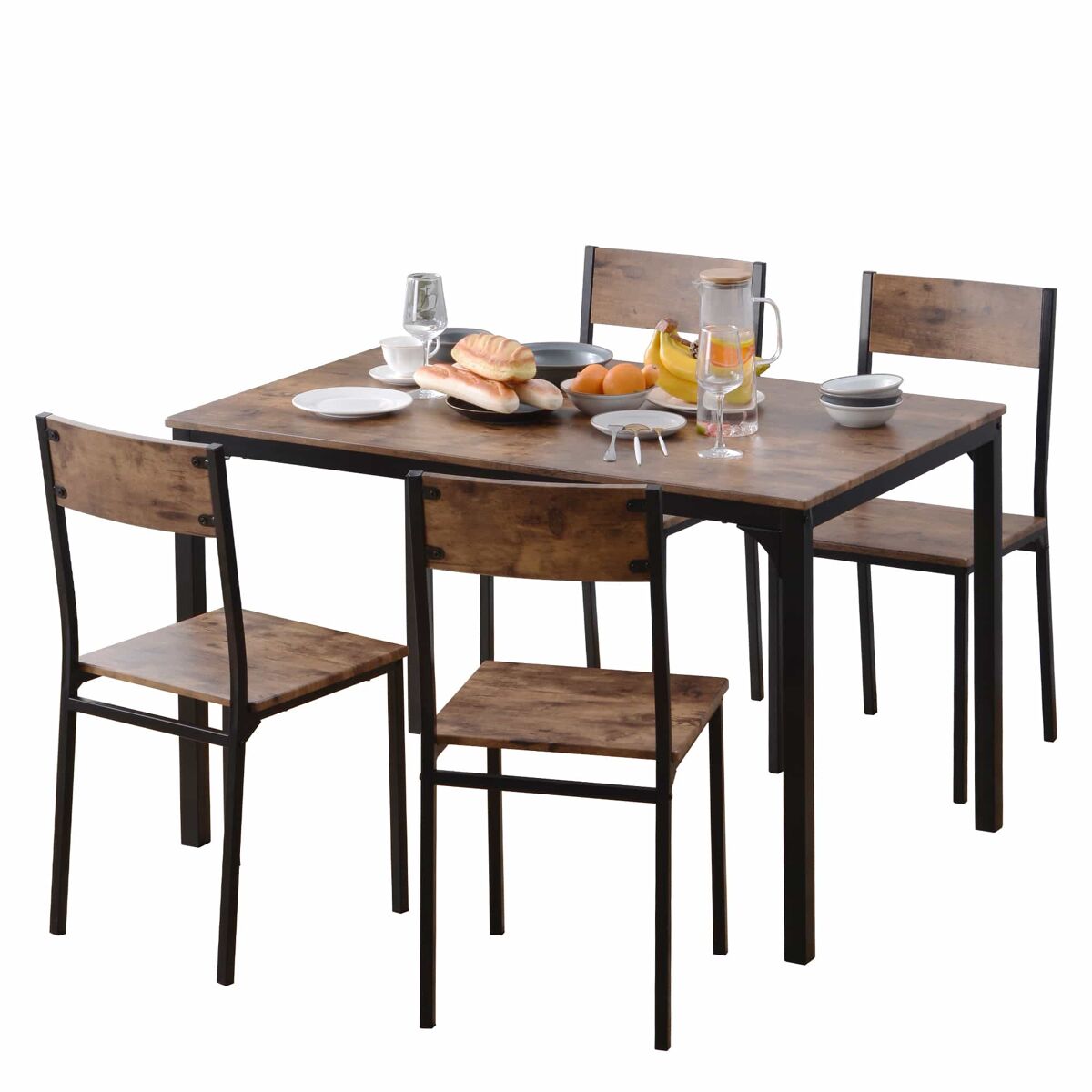 Conjunto de mesas y sillas de comedor