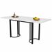 Conjunto de mesas y sillas de comedor Conjunto de mesas y sillas de comedor Blanco/ Negro