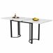 Conjunto de mesas y sillas de comedor Conjunto de mesas y sillas de comedor Blanco/ Negro
