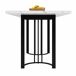 Conjunto de mesas y sillas de comedor Conjunto de mesas y sillas de comedor Blanco/ Negro