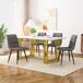 Conjunto de mesas y sillas de comedor Conjunto de mesas y sillas de comedor Gris