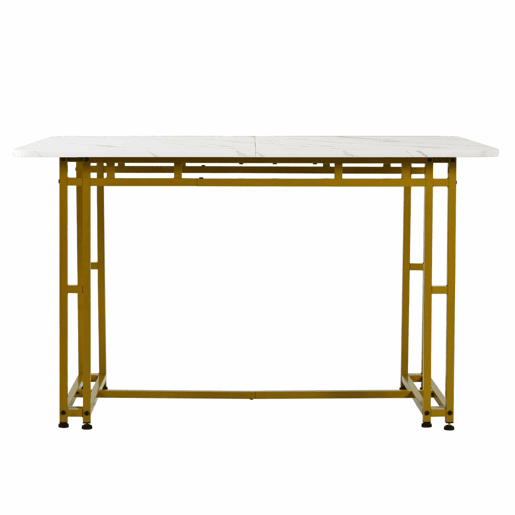 Conjunto de sala de jantar 120x70cm - Mesa de jantar moderna com 4 cadeiras - Cinza