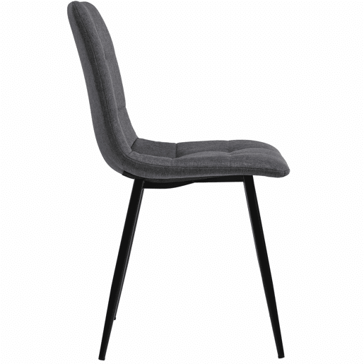 Conjunto de sala de jantar 120x70cm - Mesa de jantar moderna com 4 cadeiras - Cinza