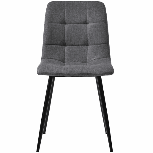 Conjunto de sala de jantar 120x70cm - Mesa de jantar moderna com 4 cadeiras - Cinza