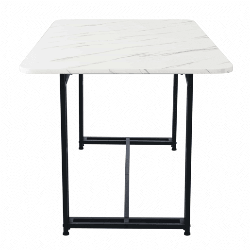 Conjunto de sala de jantar 120x70cm - mesa preta com 4 cadeiras - veludo verde escuro - pernas pretas