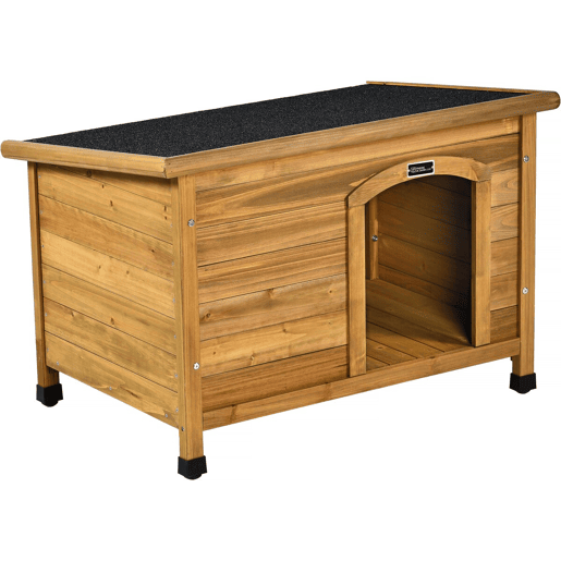 Casinha de madeira para cachorro Max - 85 x 57 x 58 cm - Marrom