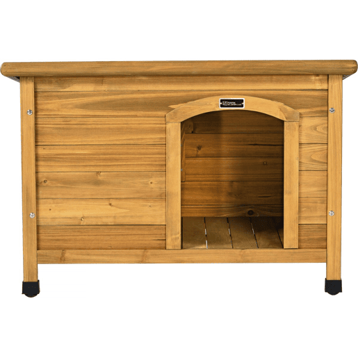 Casinha de madeira para cachorro Max - 85 x 57 x 58 cm - Marrom