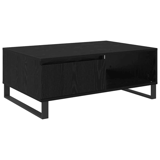 Mesa de Centro, Mesa baixa, Carvalho Preto 90 x 60 x 35 cm