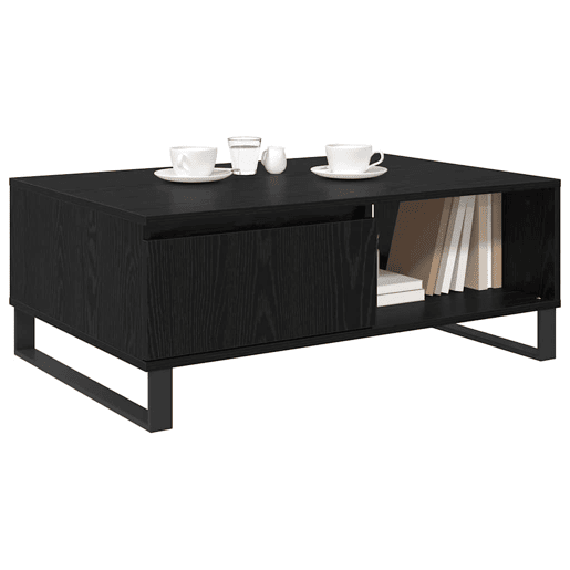 Mesa de Centro, Mesa baixa, Carvalho Preto 90 x 60 x 35 cm