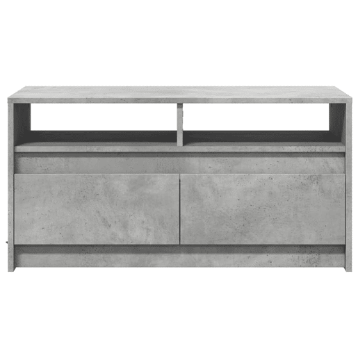 Mesa de Centro, Mesa baixa, c luzes LED derivados madeira cinzento cimento