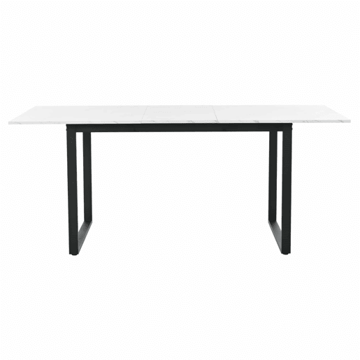 Conjunto de sala de jantar 140180x80cm - Mesa moderna com 8 cadeiras, veludo cinzento, pernas pretas, MDF