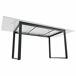 Conjunto de mesas y sillas de comedor 140x80 Conjunto de mesas y sillas de comedor 140x80 Gris
