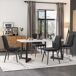 Conjunto de mesas y sillas de comedor 117x68 Conjunto de mesas y sillas de comedor 117x68 Gris