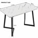 Conjunto de mesas y sillas de comedor 117x68 Conjunto de mesas y sillas de comedor 117x68 Gris