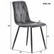 Conjunto de mesas y sillas de comedor 117x68 Conjunto de mesas y sillas de comedor 117x68 Gris