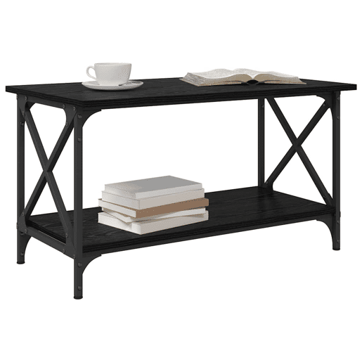 Mesa de Centro, Mesa baixa, Carvalho preto 80 x 45 x 45.5 cm