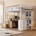 Cama infantil de metal 145x255 Cama infantil de metal 145x255 Blanco