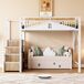 Cama infantil de metal 145x255 Cama infantil de metal 145x255 Blanco