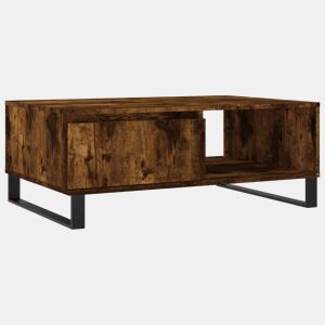 Mesa de Centro, Mesa baixa, 90x60x35 cm derivados de madeira carvalho fumado