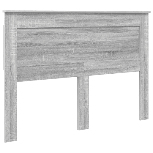 Estrutura da Cama de casal simple com cabeceira Cinza Sonoma 140 x 200 cm