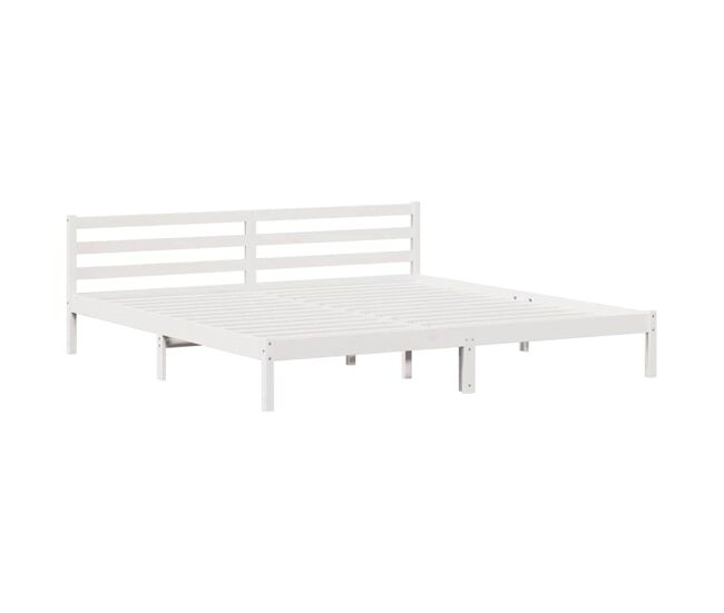 Estructura de cama matrimonial comodidad con cabecera - 225,5 x 205,5 x 69,5 cm