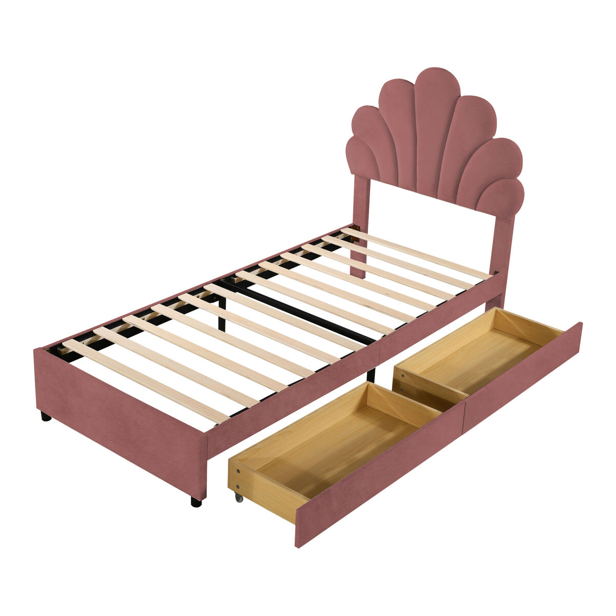 Cama infantil de terciopelo 99x203
