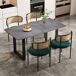 Conjunto de mesas y sillas de comedor Conjunto de mesas y sillas de comedor Negro
