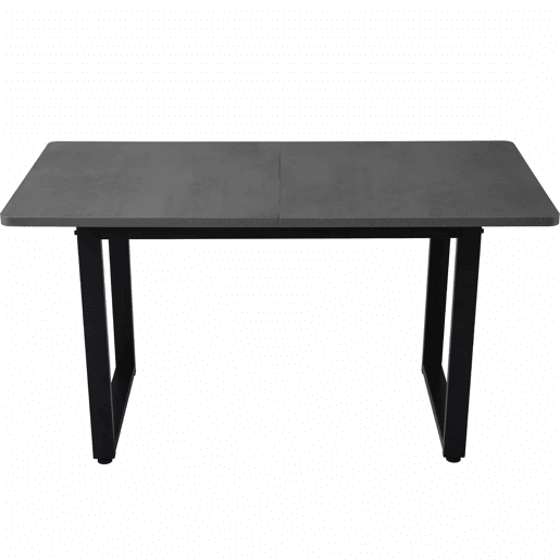 Conjunto de mesa e cadeiras de jantar 5 peças - 4 cadeiras de jantar em veludo e 1 mesa retangular - estilo moderno e simples - Cinza + Verde + Preto