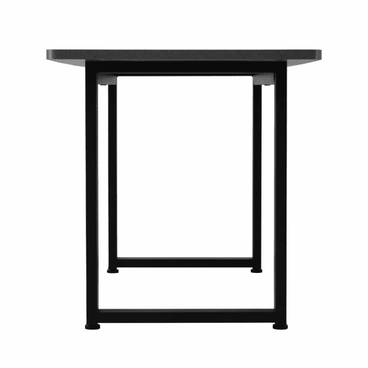 Conjunto de mesa e cadeiras de jantar 5 peças - 4 cadeiras de jantar em veludo e 1 mesa retangular - estilo moderno e simples - Cinza + Verde + Preto
