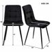 Conjunto de mesas y sillas de comedor 117x68 Conjunto de mesas y sillas de comedor 117x68 Blanco/ Negro