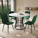 Conjunto de mesas y sillas de comedor 100x100 Conjunto de mesas y sillas de comedor 100x100 Gris