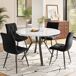 Conjunto de mesas y sillas de comedor 100x100 Conjunto de mesas y sillas de comedor 100x100 Gris