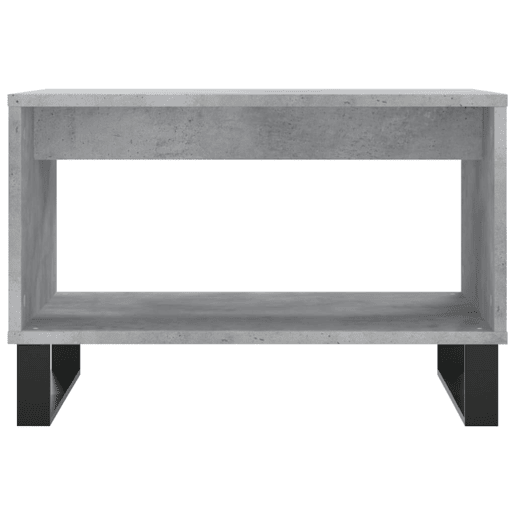 Mesa de Centro, Mesa baixa, 60x50x40 cm madeira processada cinza cimento