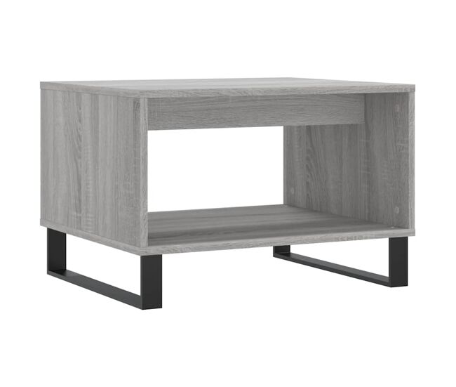 Mesa de café - mesa de centro madera de ingeniería gris sonoma 60x50x40 cm
