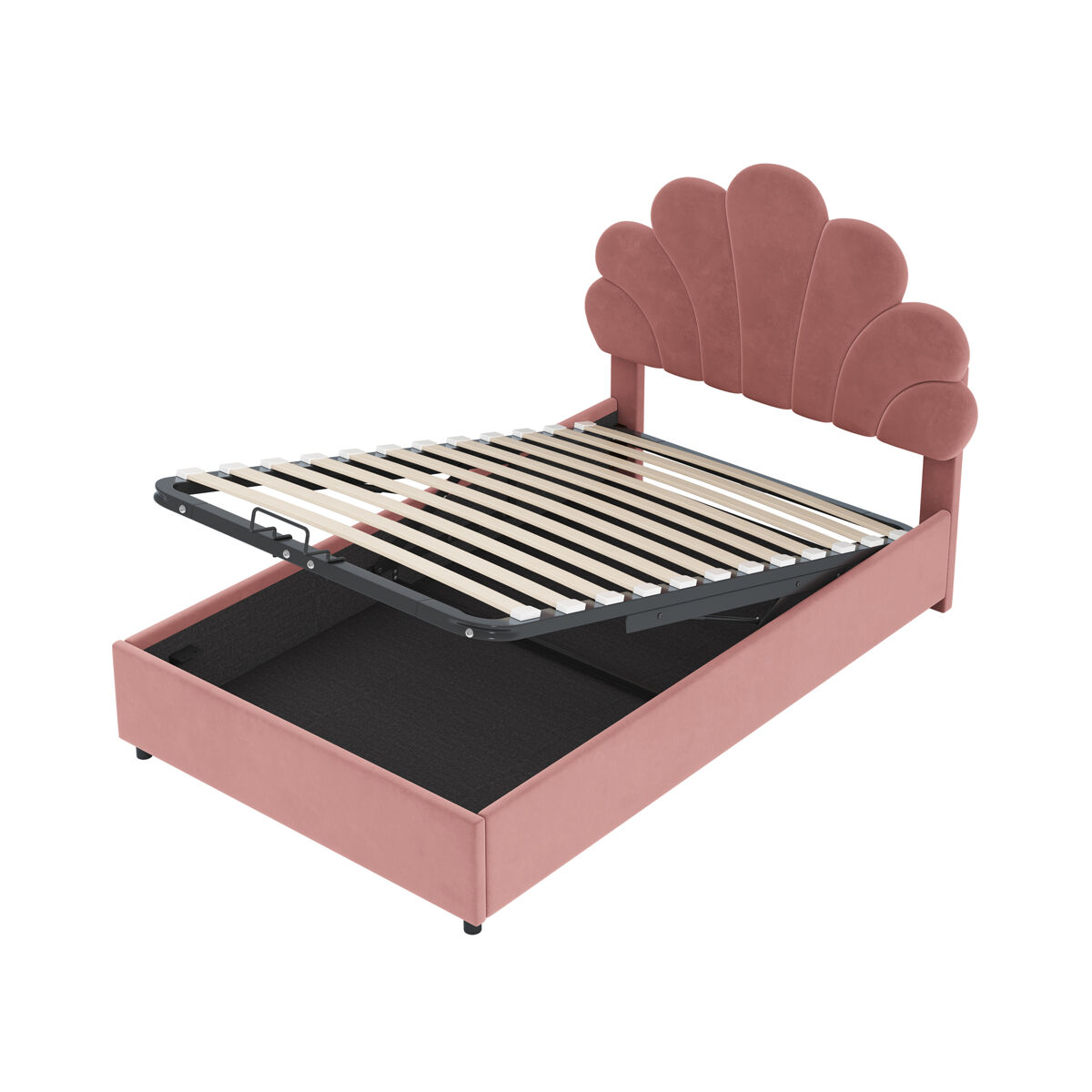 Cama infantil de terciopelo 102x203