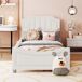 Cama infantil de tela 94x211 Cama infantil de tela 94x211 Beige
