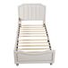 Cama infantil de tela 94x211 Cama infantil de tela 94x211 Beige