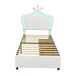 Cama infantil de polipiel 100x203 Cama infantil de polipiel 100x203 Blanco