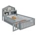 Cama infantil de madera maciza 111x235 Cama infantil de madera maciza 111x235 Blanco