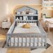 Cama infantil de madera maciza 111x235 Cama infantil de madera maciza 111x235 Blanco