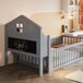 Cama infantil de madera maciza 111x235 Cama infantil de madera maciza 111x235 Blanco