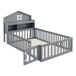 Cama infantil de madera maciza 111x235 Cama infantil de madera maciza 111x235 Blanco