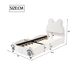 Cama infantil de terciopelo 90x210 Cama infantil de terciopelo 90x210 Blanco