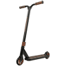 SPORTNOW Trotinete Acrobática Trotinete Freestyle com Guiador 360° Rolamentos ABEC-9 Rodas de PU de 120 mm Estrutura de Alumínio Aço Antiderrapante para Adolescentes Adultos para Skatepark 66x47x81 cm Dourado e Preto
