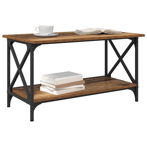 Mesa de Centro, Mesa baixa, Madeira antiga 80 x 45 x 45.5 cm