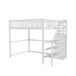 Cama infantil de madera maciza 145x245 Cama infantil de madera maciza 145x245 Blanco