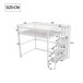 Cama infantil de madera maciza 145x245 Cama infantil de madera maciza 145x245 Blanco