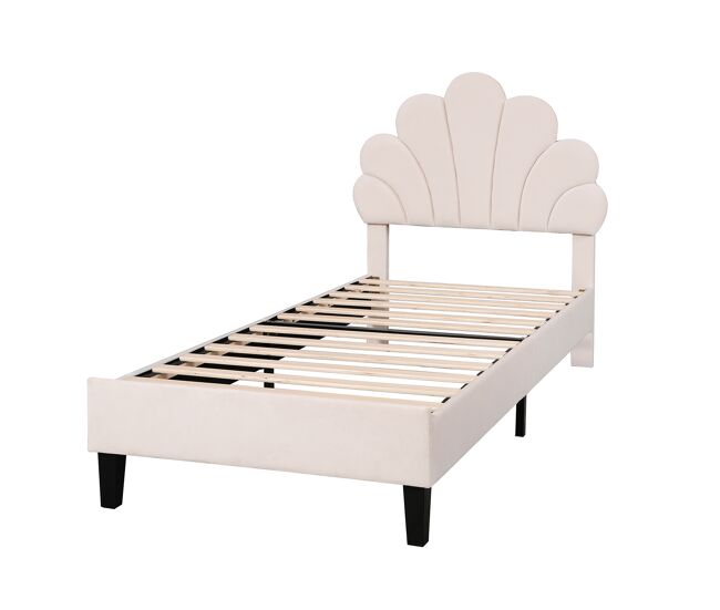 Cama infantil de terciopelo 100x206