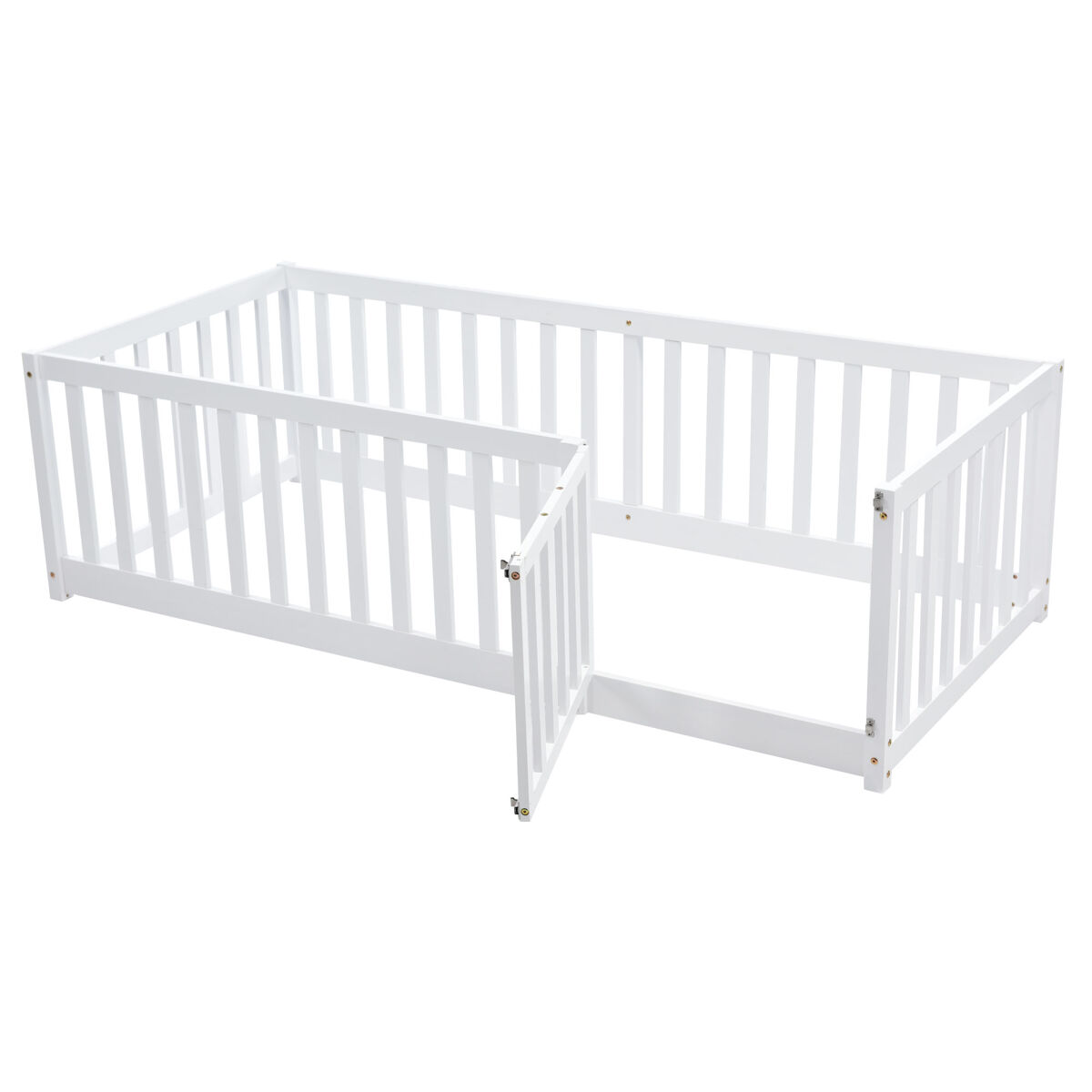 Cama infantil de madera maciza 97x206