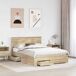Estructura de cama matrimonial Estructura de cama matrimonial Madera Clara